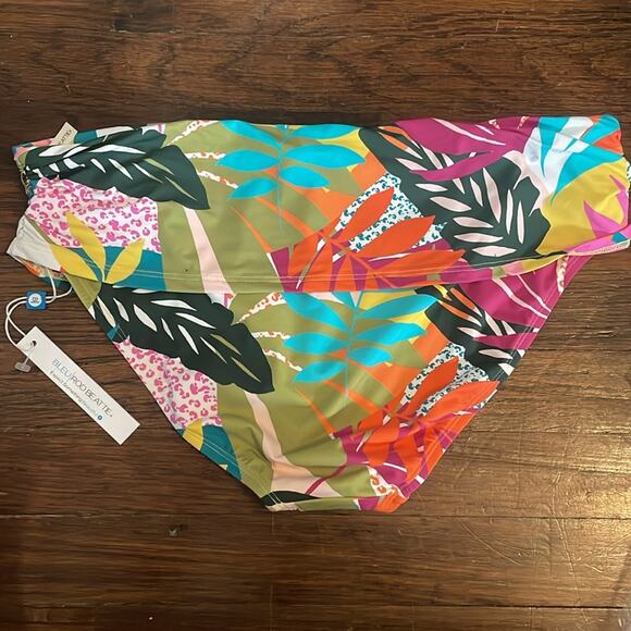Bleu by Rod Beattie Hipster Bikini Swimsuit Bottoms Size 14 New - Picture 3 of 4
